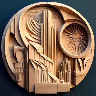 3D model Ricardo Bofill (STL)